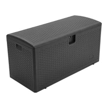 Load image into Gallery viewer, 4ft W 99-Gallon Rattan Garden Storage Outdoor Deck Box Garden Storage Boxes Living and Home