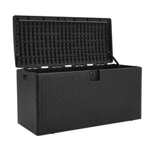 Load image into Gallery viewer, 4ft W 99-Gallon Rattan Garden Storage Outdoor Deck Box Garden Storage Boxes Living and Home
