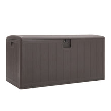 Load image into Gallery viewer, 127cm W 99-Gallon Rattan Garden Storage Outdoor Deck Box Garden Storage Boxes Living and Home