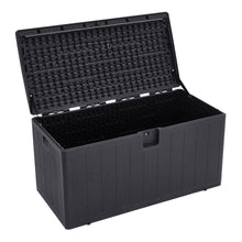 Load image into Gallery viewer, 127cm W 99-Gallon Rattan Garden Storage Outdoor Deck Box Garden Storage Boxes Living and Home