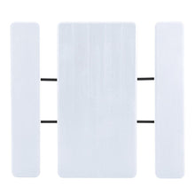 Load image into Gallery viewer, 151cm W Foldable Picnic Table and Bench Set Garden Dining Tables Living and Home