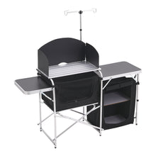 Load image into Gallery viewer, Aluminum Camp Kitchen with Zippered Storage and Camp Tables