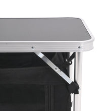 Load image into Gallery viewer, Aluminum Camp Kitchen with Zippered Storage and Camp Tables