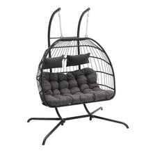 Load image into Gallery viewer, Outdoor Hanging 2-Seater Egg Chair