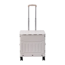 Load image into Gallery viewer, 75L Collapsible Utility Crate with 4 Wheels & Telescopic Handle