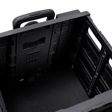 Load image into Gallery viewer, 75L Collapsible Utility Crate with 4 Wheels & Telescopic Handle