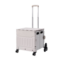 Load image into Gallery viewer, 75L Collapsible Utility Crate with 8 Wheels & Telescopic Handle