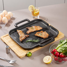 Load image into Gallery viewer, Cast Iron Griddle Pan with Pour Spout