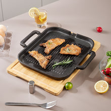 Load image into Gallery viewer, Cast Iron Griddle Pan with Pour Spout