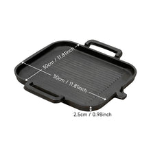 Load image into Gallery viewer, Cast Iron Griddle Pan with Pour Spout