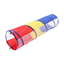Load image into Gallery viewer, 6FT Crawl Play Tunnel Pop-up Tunnel for Kids Multicoloured Living and Home