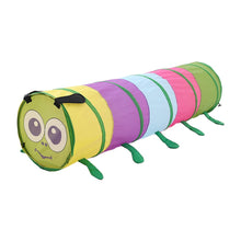Load image into Gallery viewer, 6FT Caterpillar Crawl Play Tunnel Pop-up for Kids Multicoloured Living and Home