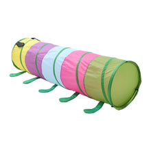 Load image into Gallery viewer, 6FT Caterpillar Crawl Play Tunnel Pop-up for Kids Multicoloured Living and Home
