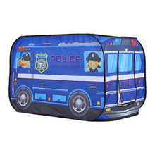 Load image into Gallery viewer, Police Truck Foldable Tent Pop Up Kids Playhouse Living and Home