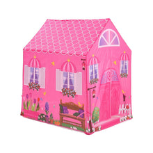Load image into Gallery viewer, Girls Play Tent Pink Princess Castle Portable Playhouse Living and Home
