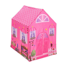 Load image into Gallery viewer, Girls Play Tent Pink Princess Castle Portable Playhouse Living and Home