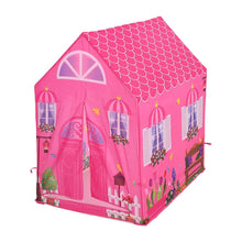 Load image into Gallery viewer, Girls Play Tent Pink Princess Castle Portable Playhouse Living and Home