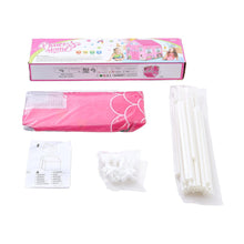 Load image into Gallery viewer, Girls Play Tent Pink Princess Castle Portable Playhouse Living and Home