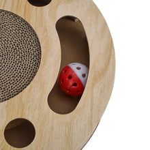 Load image into Gallery viewer, Round Cat Scratcher with Ball Toy Living and Home