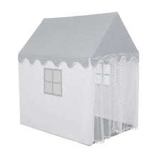 Load image into Gallery viewer, 120cm W White Cotton House Play Tent For Kids with Windows Play Tents Living and Home
