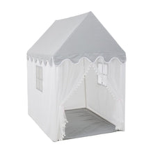 Load image into Gallery viewer, 120cm W White Cotton House Play Tent For Kids with Windows Play Tents Living and Home