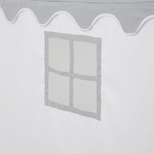 Load image into Gallery viewer, 120cm W White Cotton House Play Tent For Kids with Windows Play Tents Living and Home