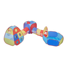 Load image into Gallery viewer, 5 in 1 Pop-Up Ball Pit Tunnel Combos with Velcro Balls Play Tents Living and Home