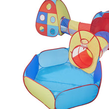 Load image into Gallery viewer, 5 in 1 Pop-Up Ball Pit Tunnel Combos with Velcro Balls Play Tents Living and Home