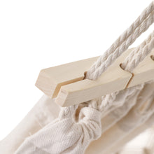 Load image into Gallery viewer, Camping Hanging Canvas Hammock with Balance Spread Bar