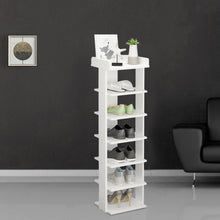 Load image into Gallery viewer, 7-Tier MDF Shoe Rack