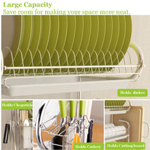 Load image into Gallery viewer, 3-Tier Dish Drainer Storage Stand Bowl Plate Dryer Tray Kitchen Shelves Living and Home