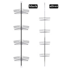 Load image into Gallery viewer, 4 Tier Metal Corner Shower Shelf Wall Rack Organizer Bathroom Shower Caddies Living and Home