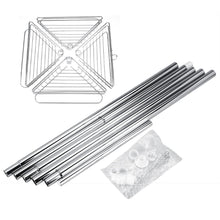 Load image into Gallery viewer, 4 Tier Metal Corner Shower Shelf Wall Rack Organizer Bathroom Shower Caddies Living and Home