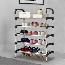 Load image into Gallery viewer, 5 Tiers Shoe Rack Organizer Stackable Space Saving Shoe Shelf