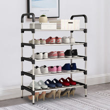 Load image into Gallery viewer, 5 Tiers Shoe Rack Organizer Stackable Space Saving Shoe Shelf