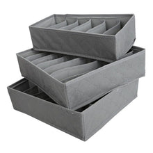 Load image into Gallery viewer, Underwear Drawer Organizer Storage Box Bra Tidy Socks Ties Draw Divider Storage Boxes Living and Home
