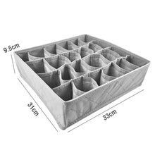 Load image into Gallery viewer, Underwear Drawer Organizer Storage Box Bra Tidy Socks Ties Draw Divider Storage Boxes Living and Home