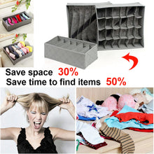 Load image into Gallery viewer, Underwear Drawer Organizer Storage Box Bra Tidy Socks Ties Draw Divider Storage Boxes Living and Home