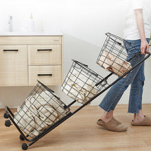Load image into Gallery viewer, Laundry Baskets & Storage Bins Set – Foldable, PP & Metal