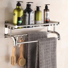 Load image into Gallery viewer, Stainless Steel Bathroom Shelf Storage Toilet Shelf Organizer Wall Mounted Shower Caddies Living and Home