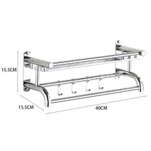 Load image into Gallery viewer, Stainless Steel Bathroom Shelf Storage Toilet Shelf Organizer Wall Mounted Shower Caddies Living and Home