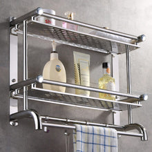 Load image into Gallery viewer, Stainless Steel Bathroom Shelf Storage Toilet Shelf Organizer Wall Mounted Shower Caddies Living and Home