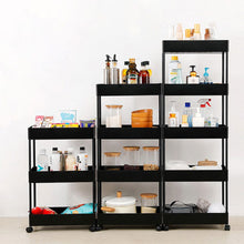 Load image into Gallery viewer, Shelf Trolley Cart Storage Rack for Kitchen Bathroom Kitchen Trolleys Living and Home