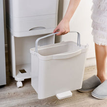 Load image into Gallery viewer, 38L White Rubbish Dustbin Recycling Bin Rubbish Trash Home Kitchen Kitchen Storage Baskets Living and Home