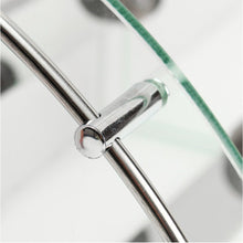 Load image into Gallery viewer, 1 Tier Bathroom Glass Corner Shelf Wall Mounted Shower Caddies Living and Home