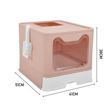 Load image into Gallery viewer, Top Exit Plastic Folding Cat Litter Box