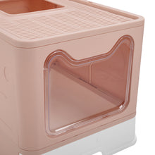Load image into Gallery viewer, Top Exit Plastic Folding Cat Litter Box