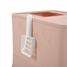 Load image into Gallery viewer, Top Exit Plastic Folding Cat Litter Box