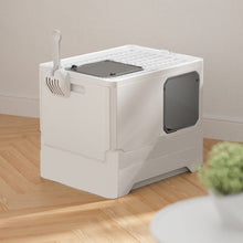 Load image into Gallery viewer, Anti Splash Enclosed Cat Litter Box Living and Home