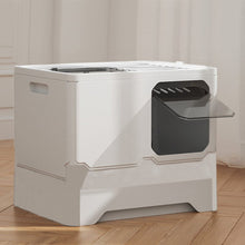 Load image into Gallery viewer, Anti Splash Enclosed Cat Litter Box Living and Home